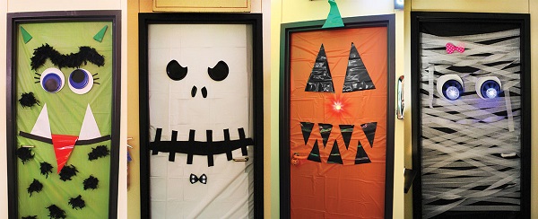 DIY Halloween Door Decorations