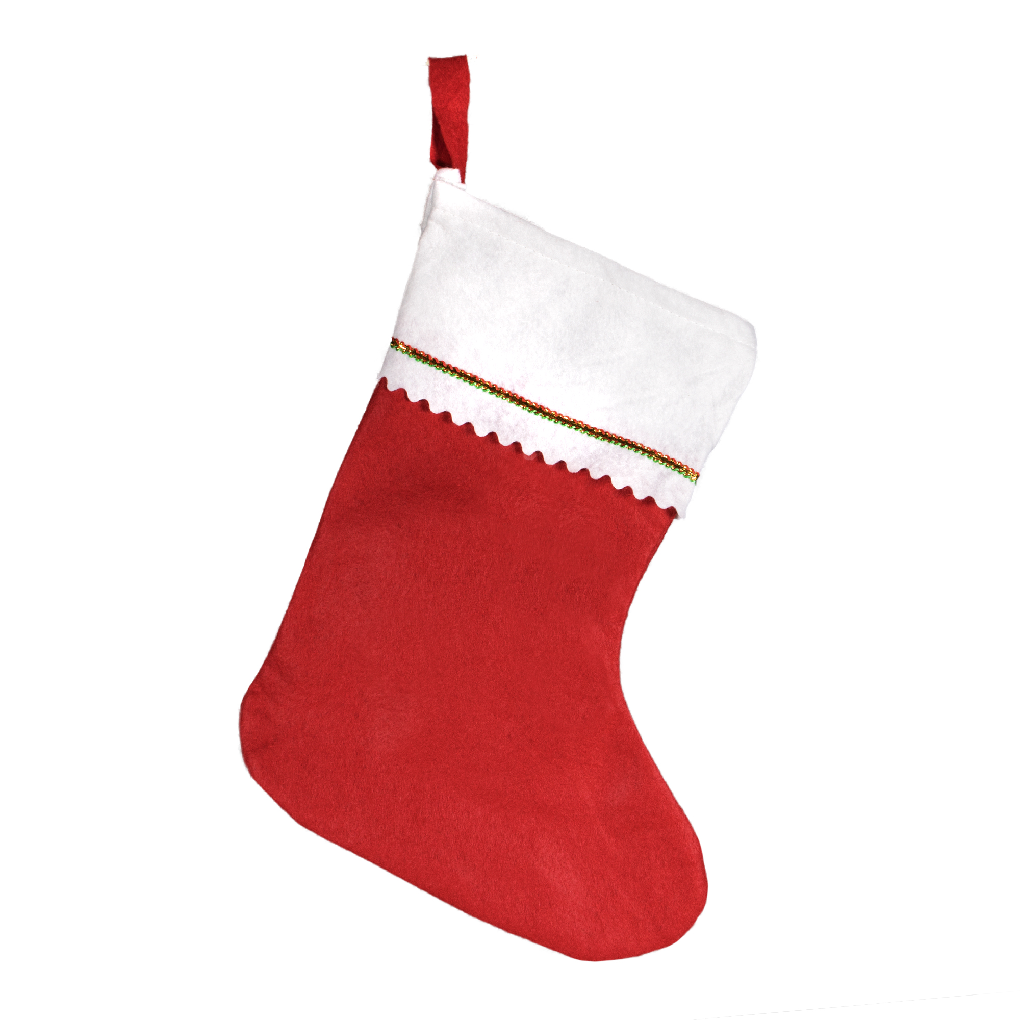 Red Felt 15" Christmas Stockings by Windy City Novelties