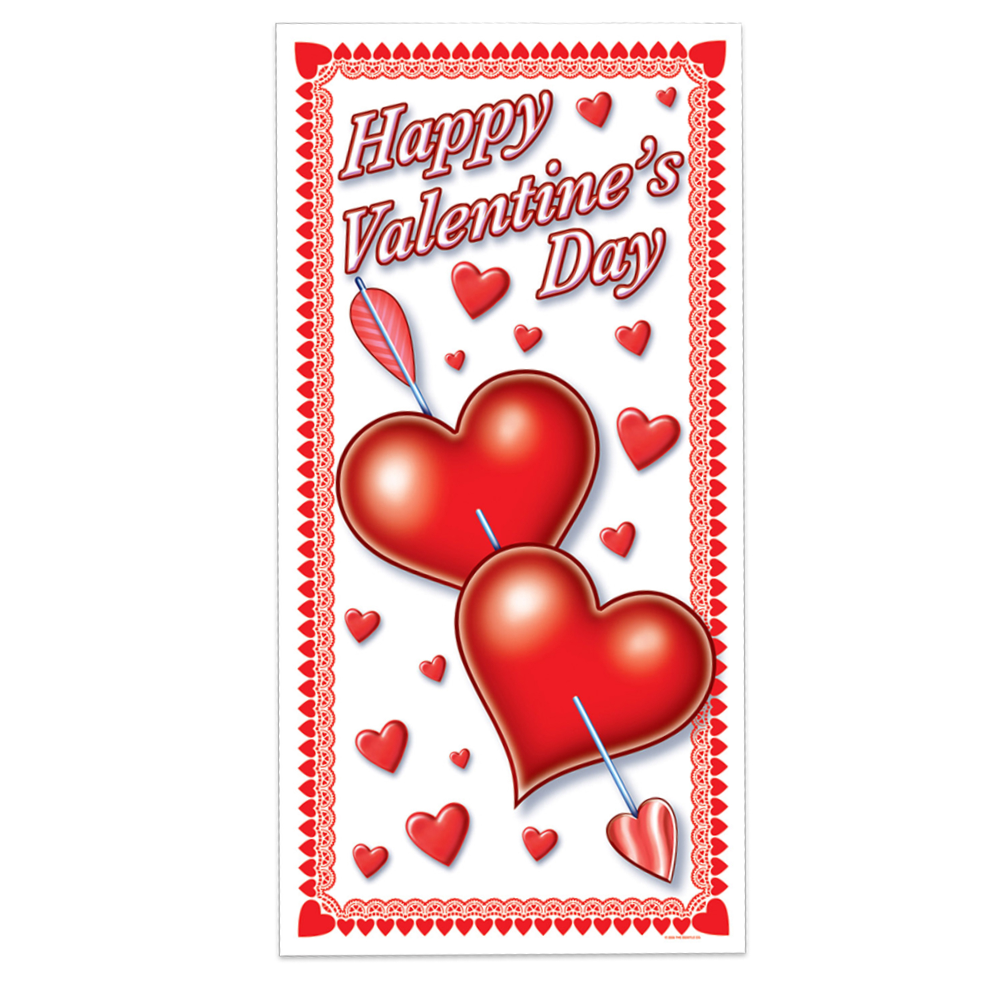 Happy Valentine's Day Door Cover by Windy City Novelties