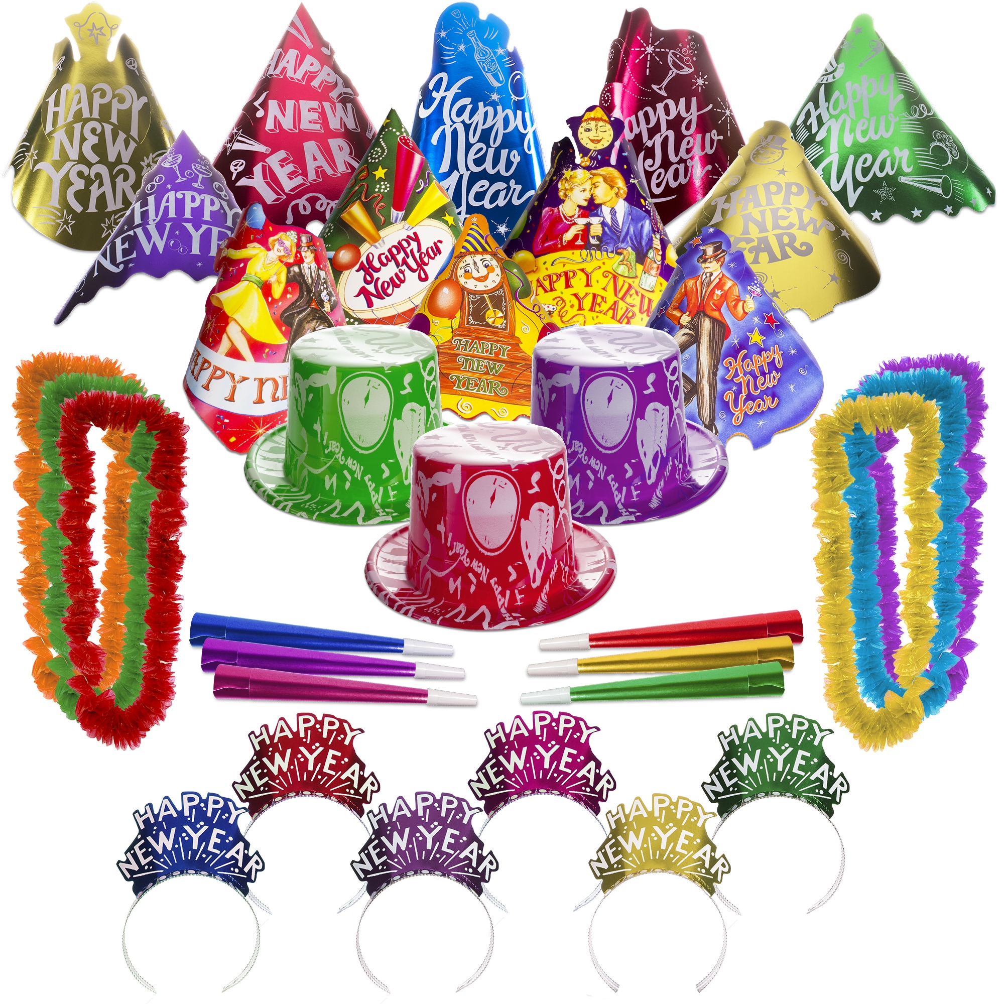 Grand Slam New Year Party Kit For 100 by Windy City Novelties