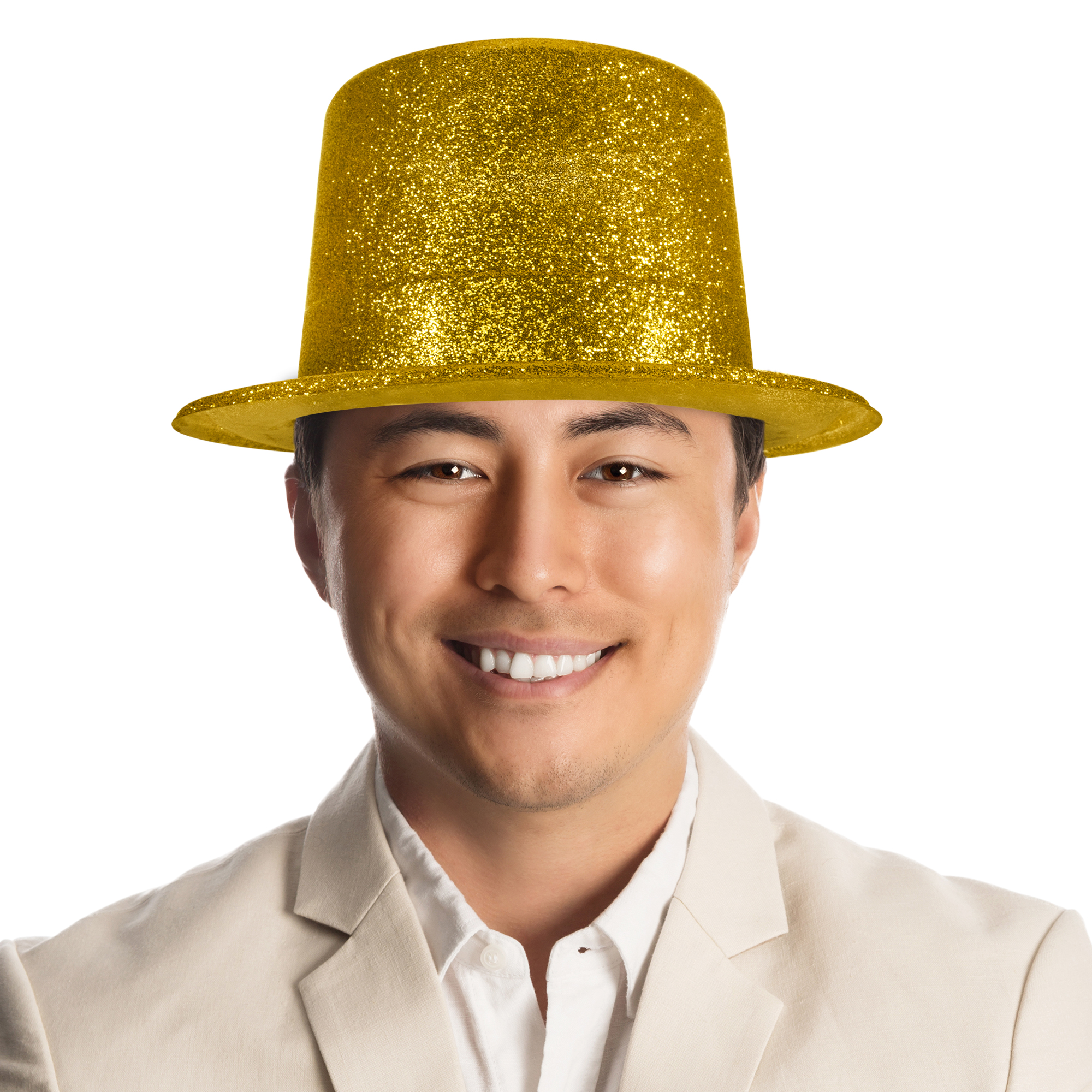 gold hat