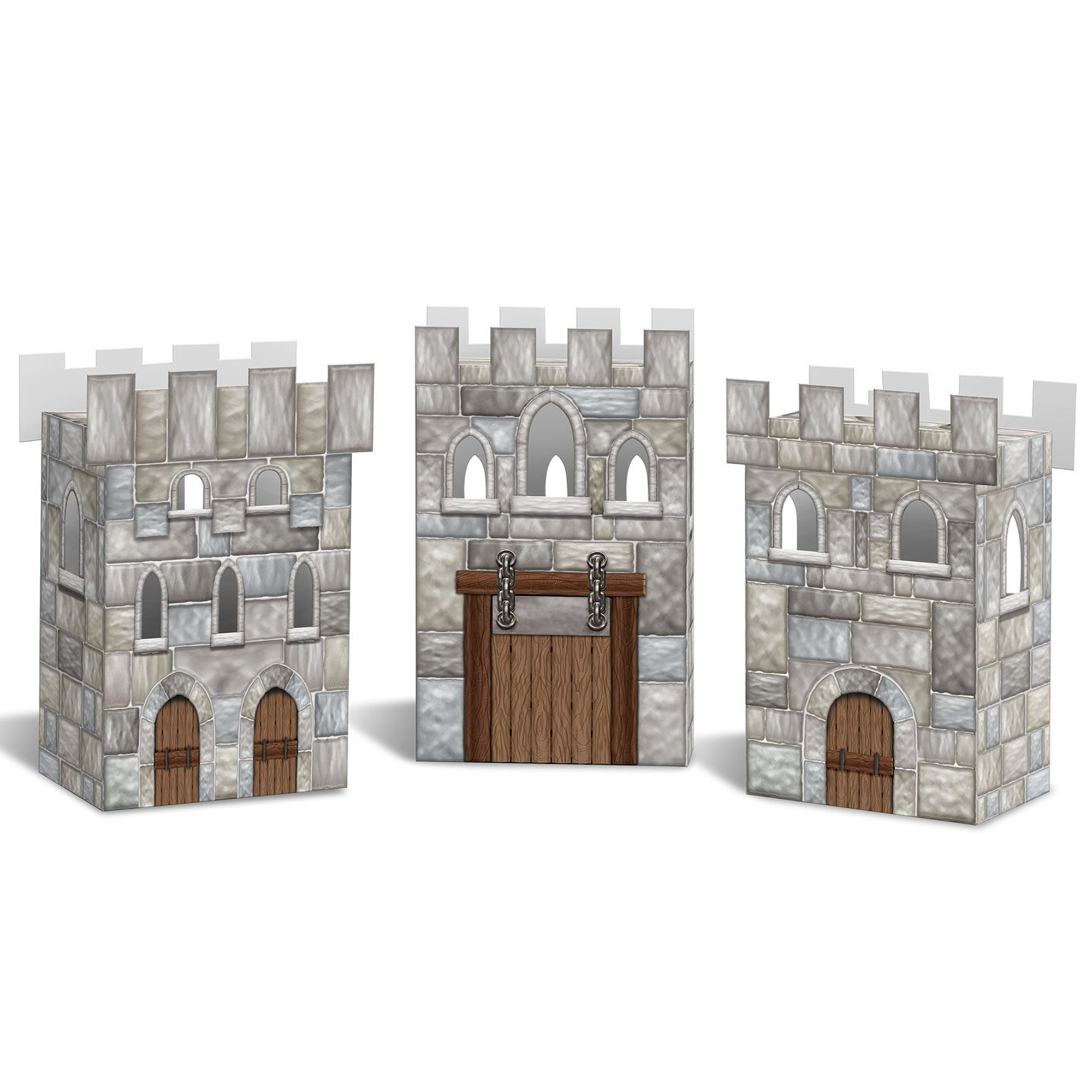 Castle Favor Boxes - 3 Per Unit by Windy City Novelties