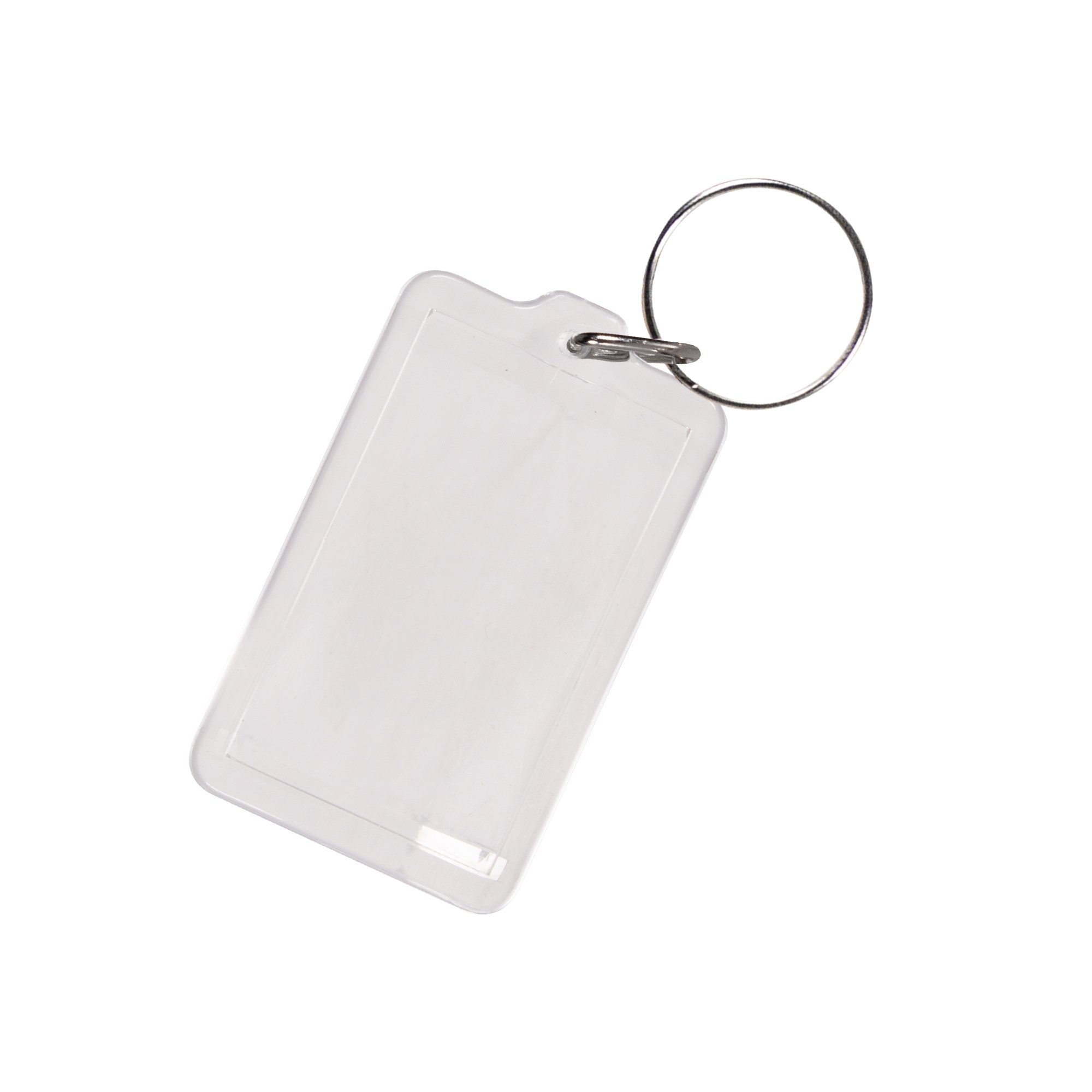 Clear Plastic Key Chains