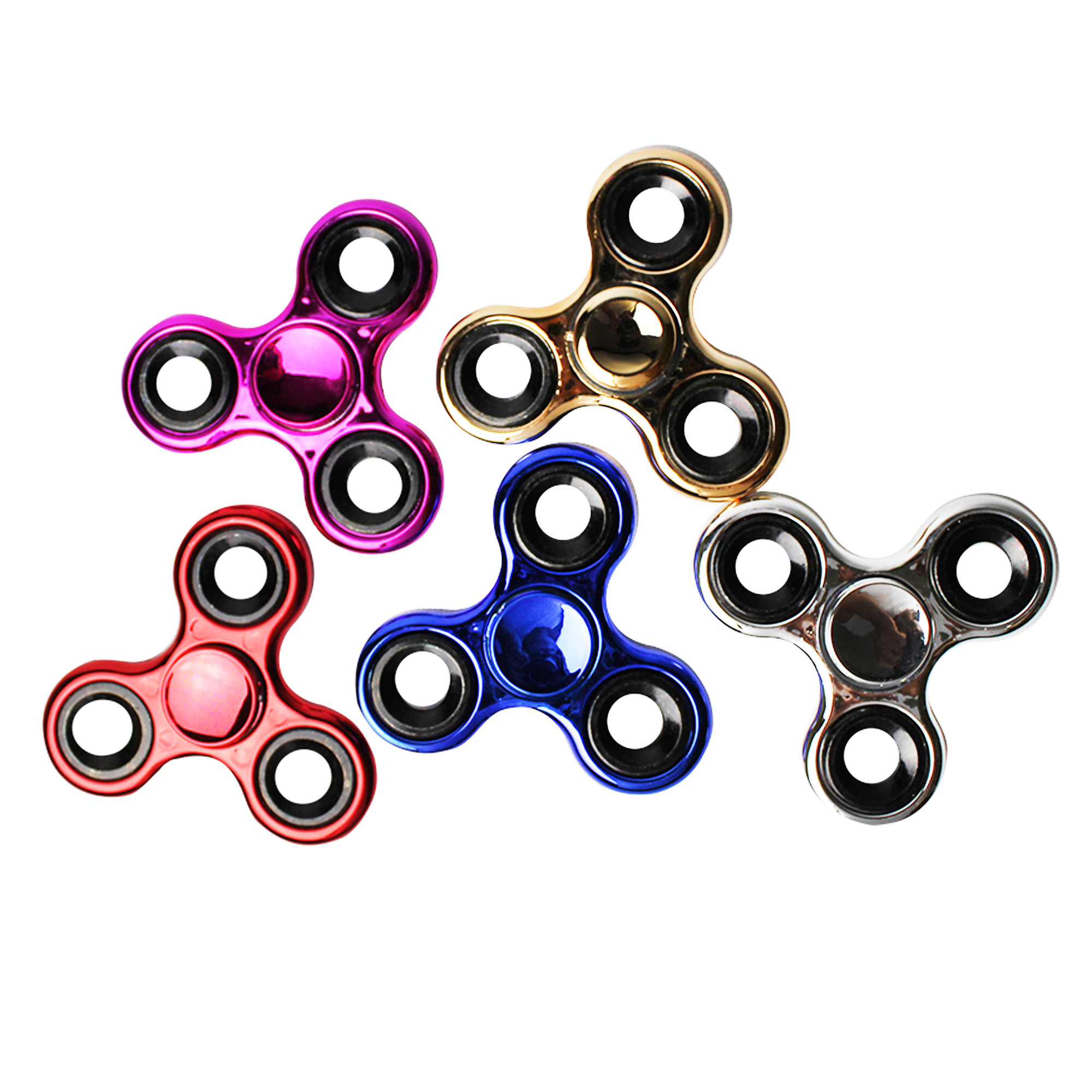 Metallic Fidget Toy Spinners