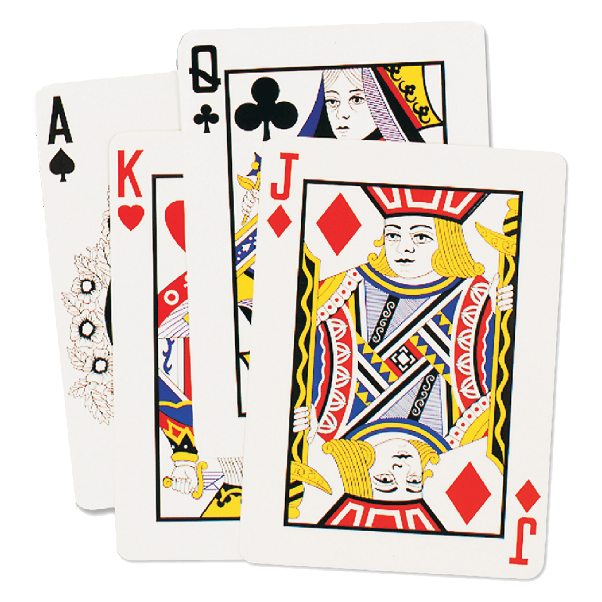 Playing Cards Cutouts-4 Per Unit