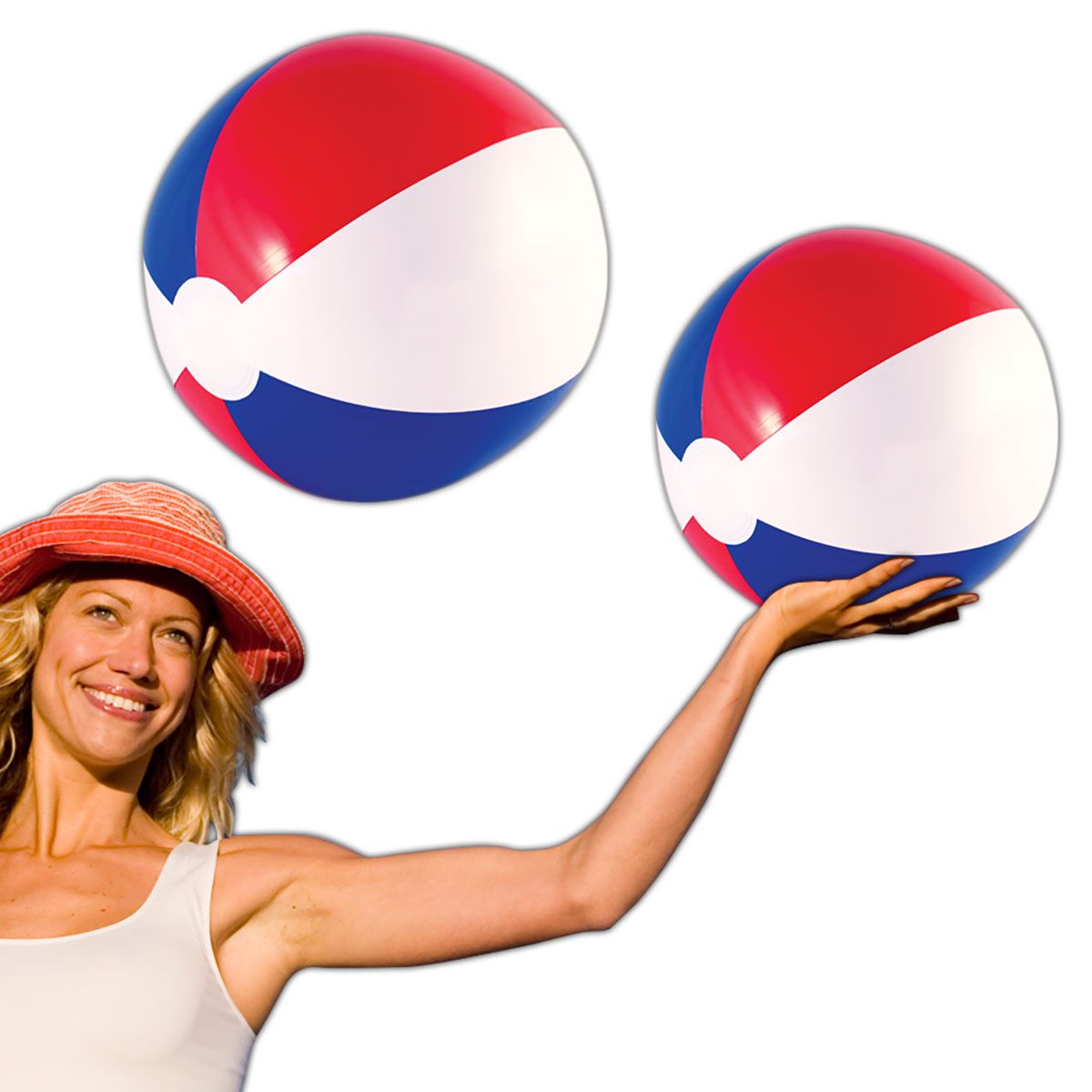 patriotic beach balls