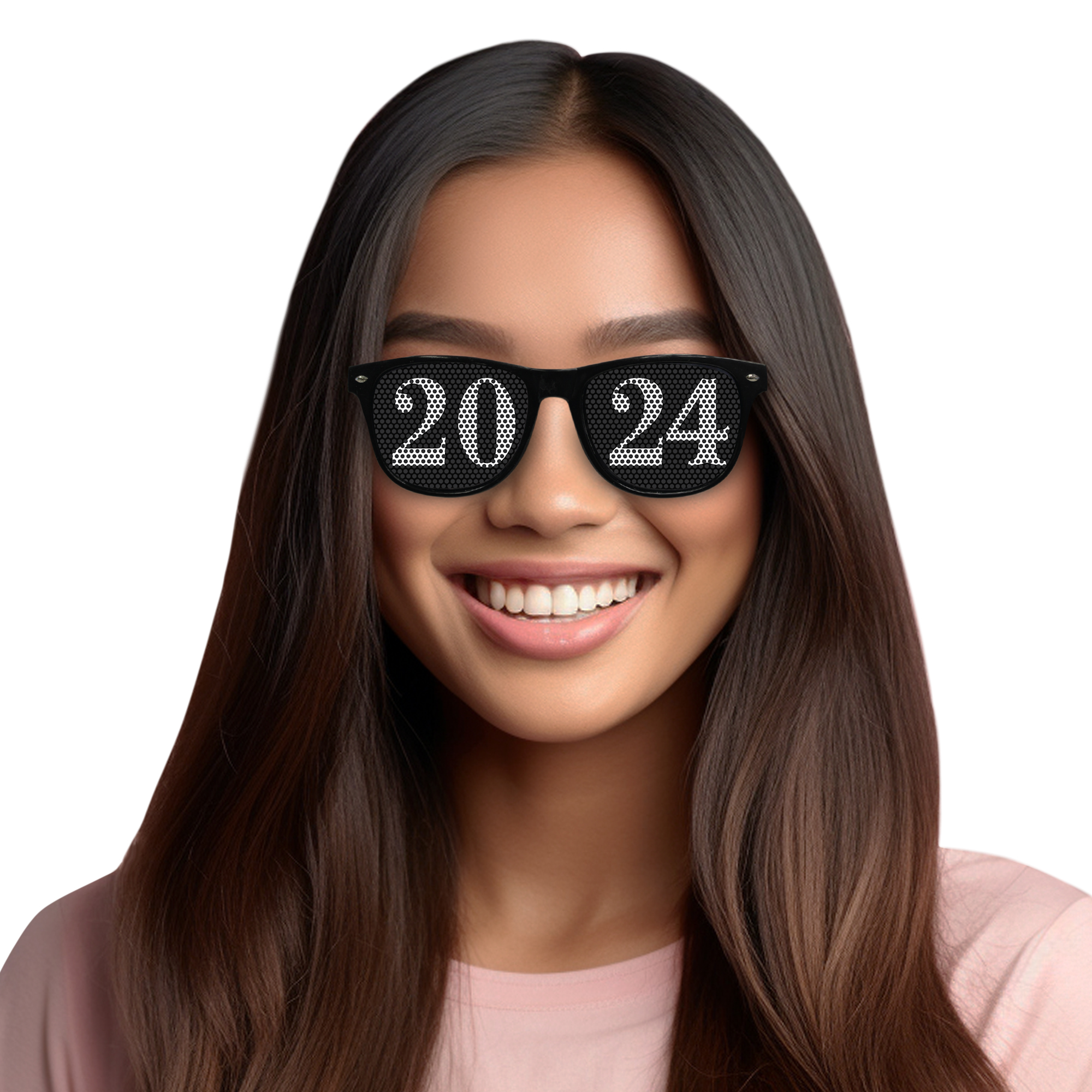 2024 New Years Glasses Doe Claresta