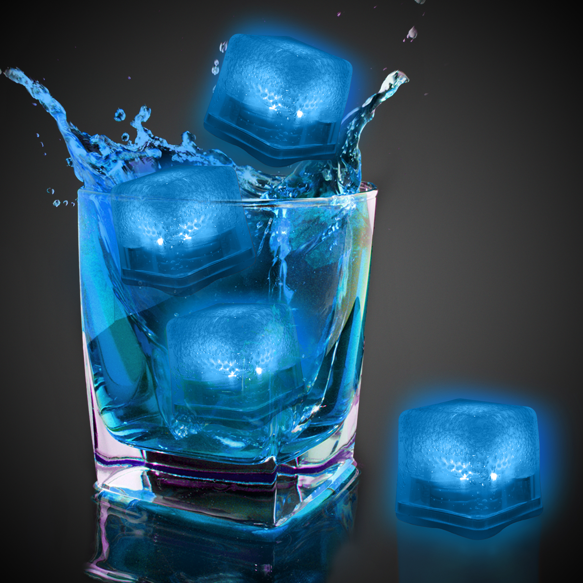 Blue and Light - Up Ice Cubes - Pack