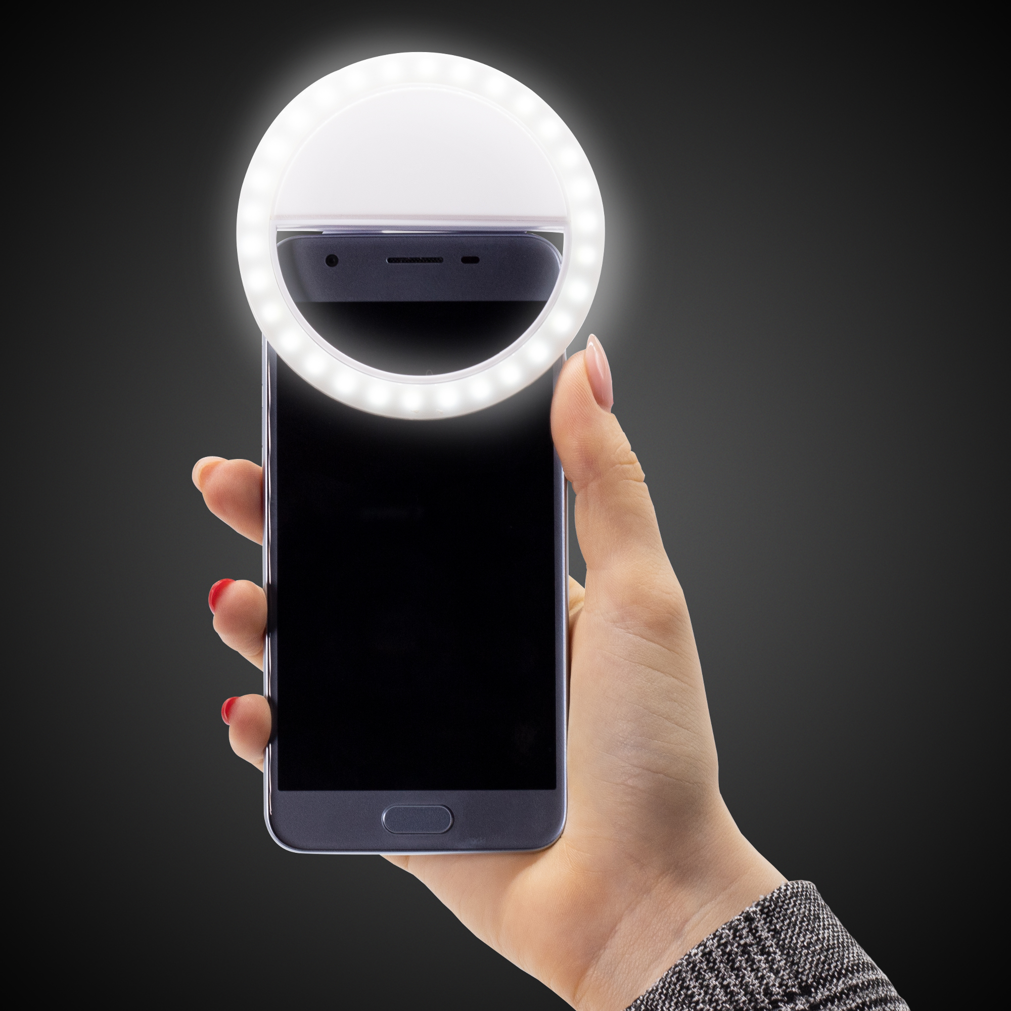 Pionier Mooi dempen LED Selfie Ring Light for Phone (Rechargeable)