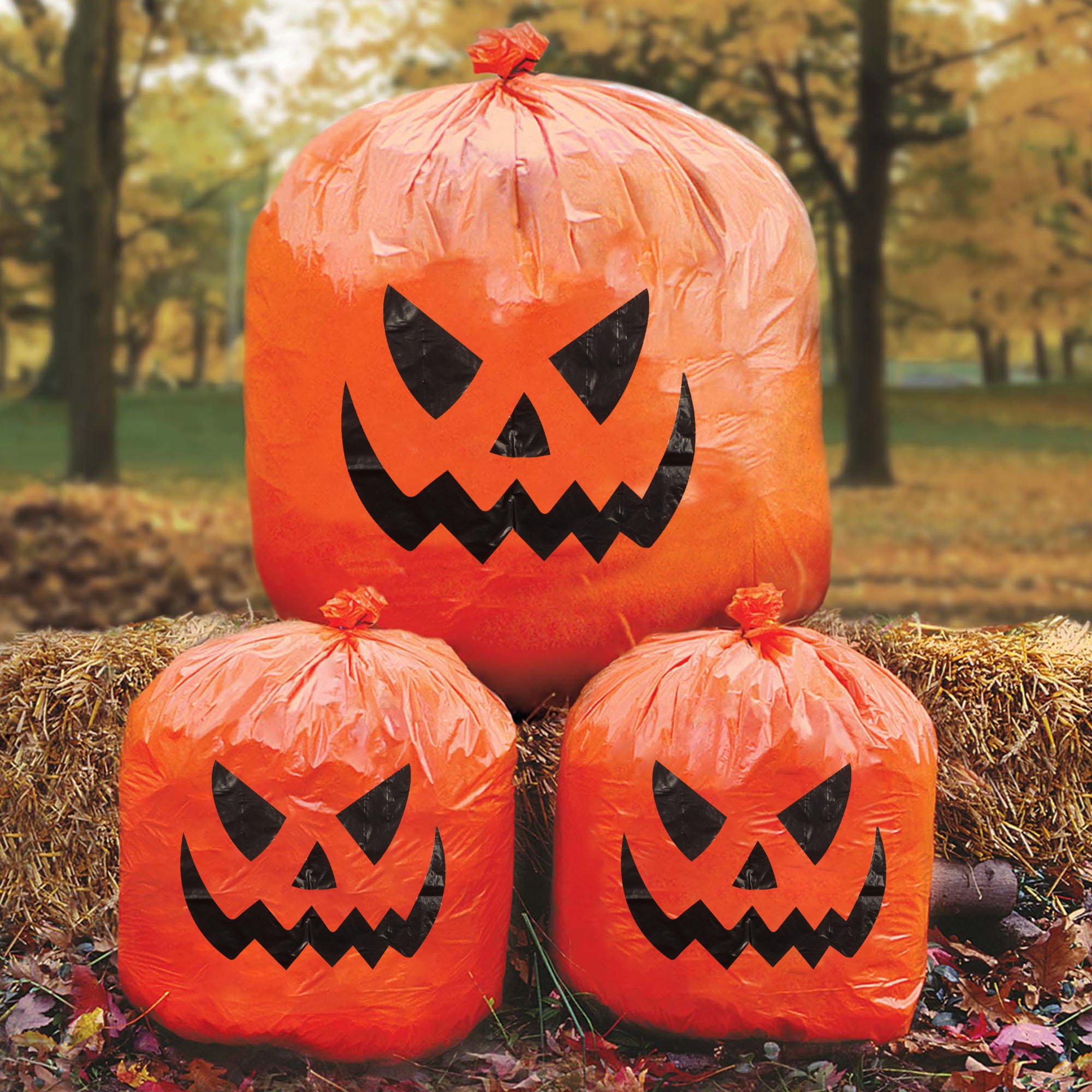 Jack-O-Lantern Lawn Bags by Windy City Novelties