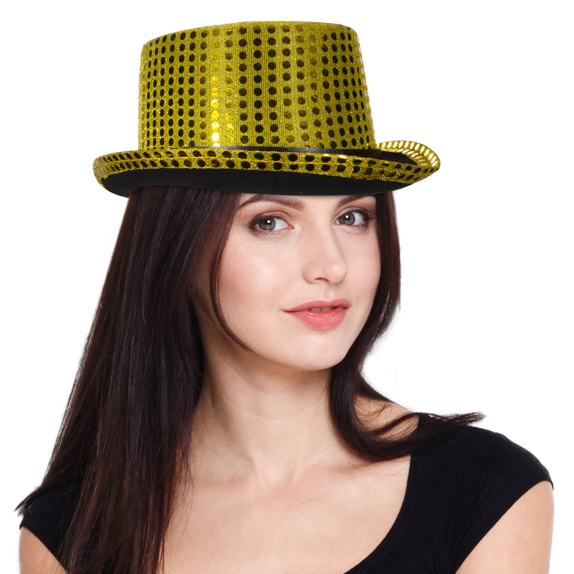 gold top hat