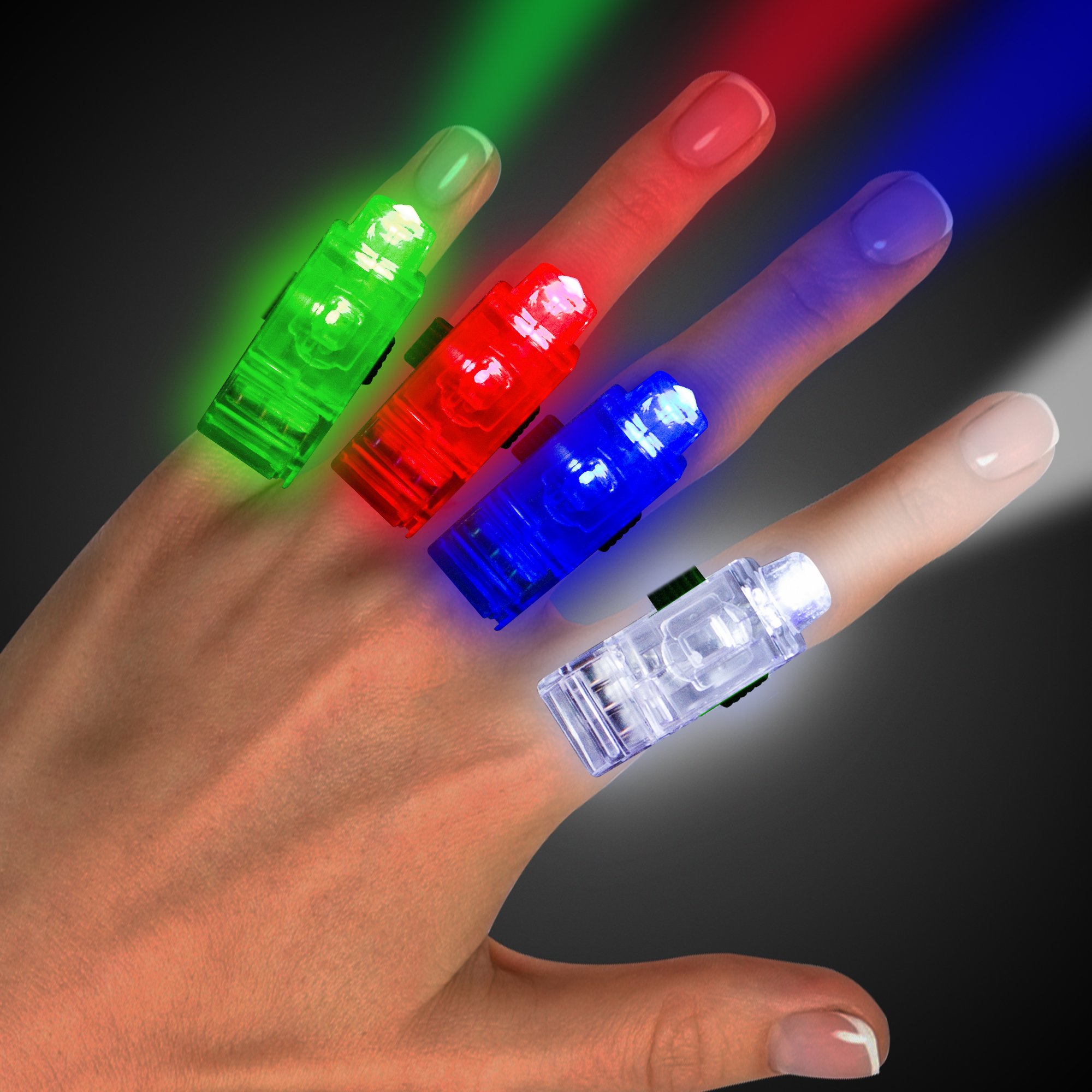 LED Finger Light Rings