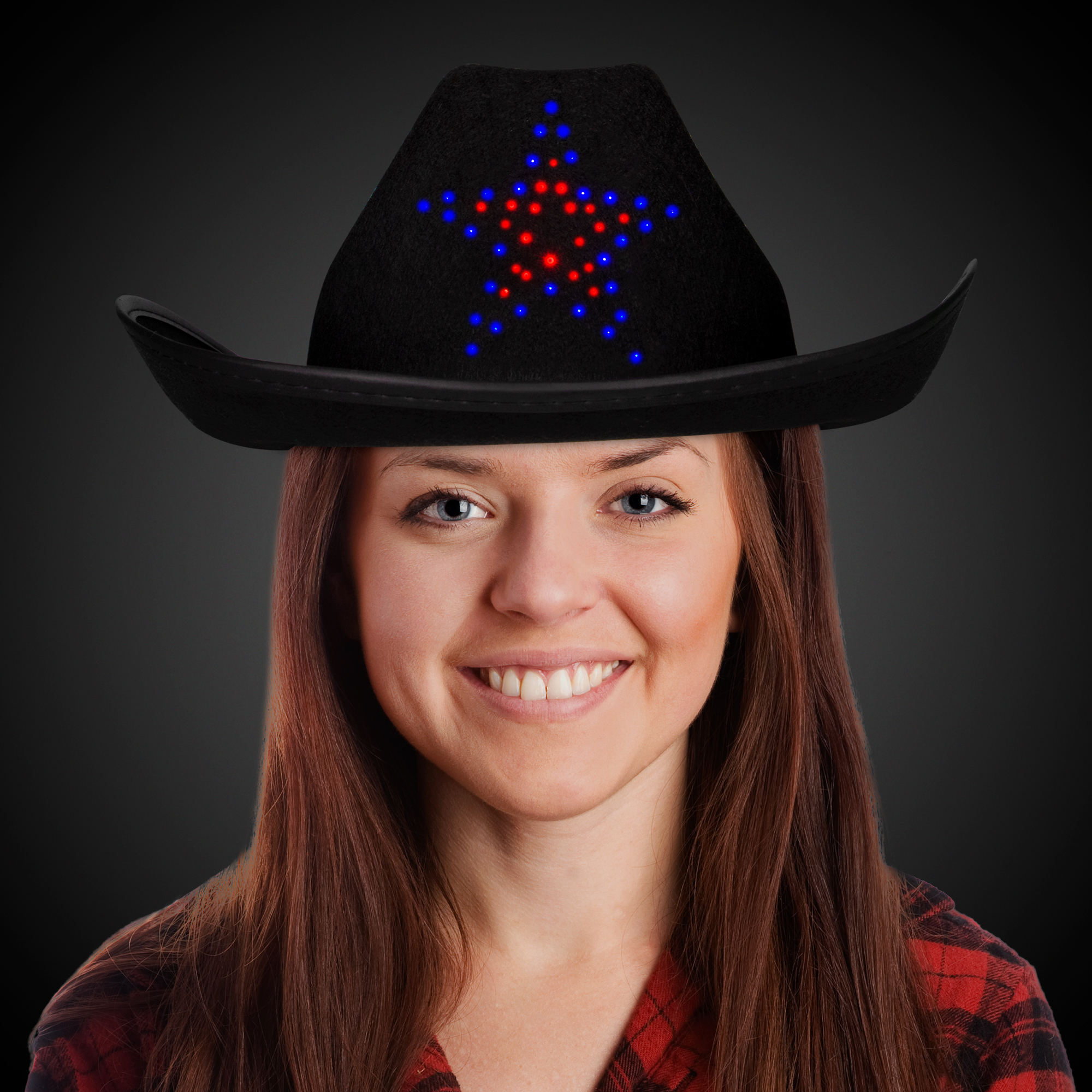 led cowboy hat