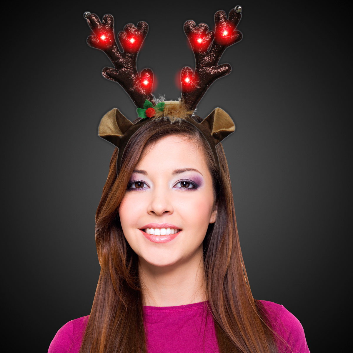 reindeer antlers headband with lights
