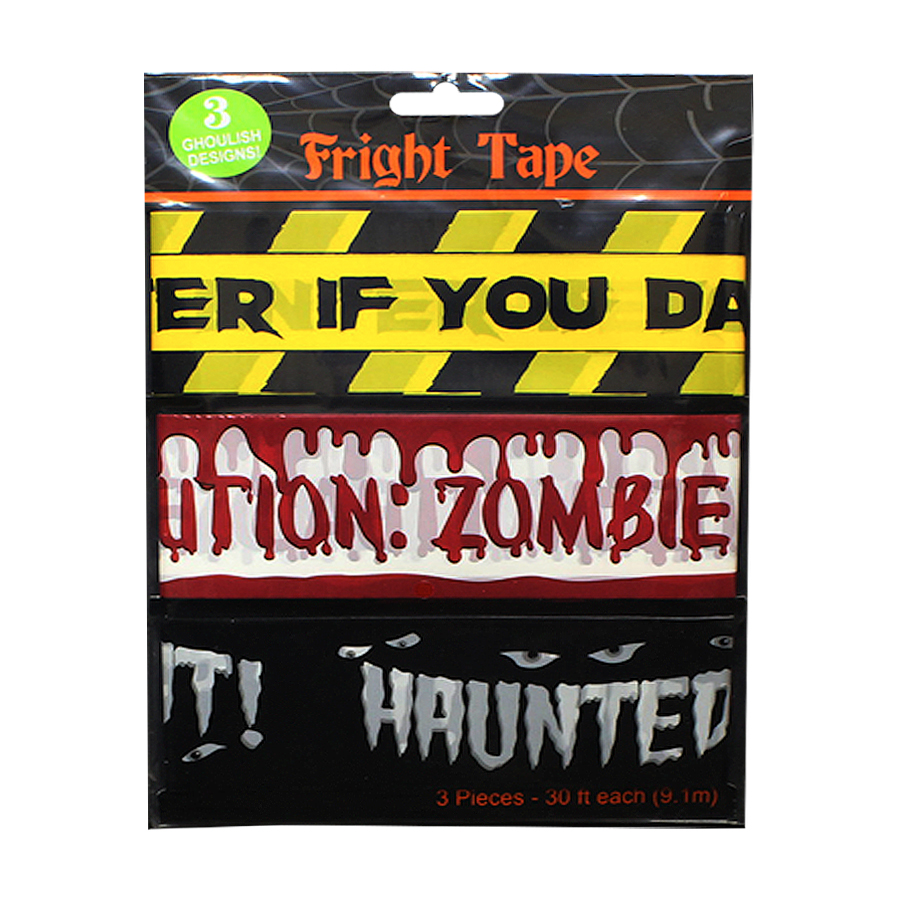 halloween caution tape