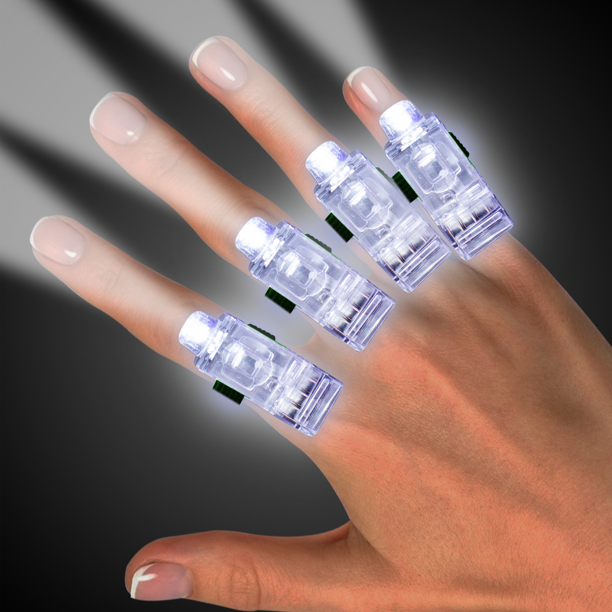 White Finger Lights, LED Finger Rings