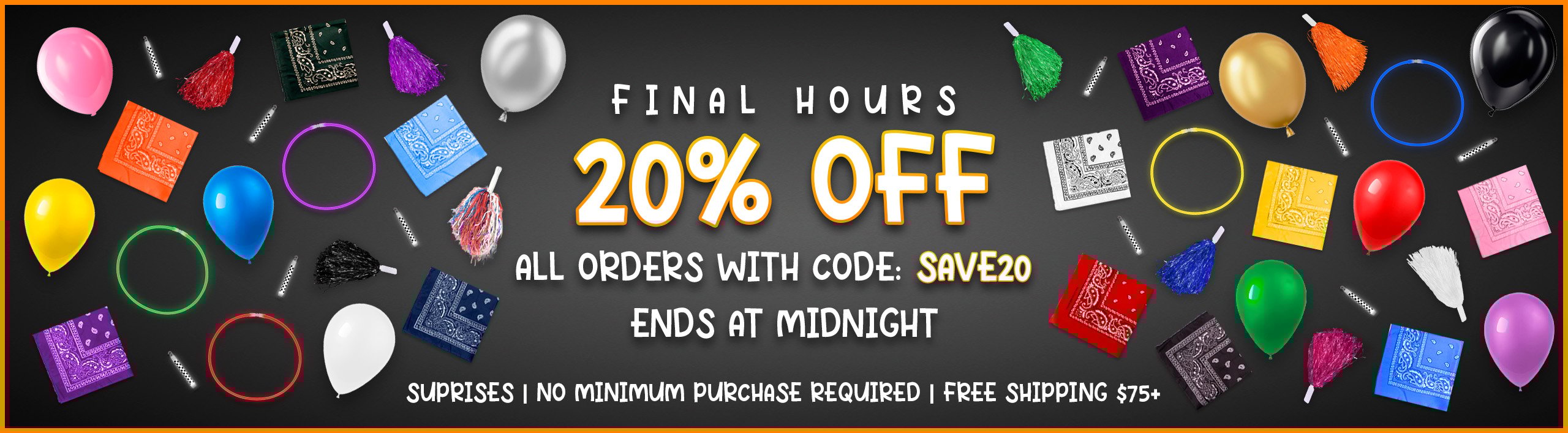 20% OFF Sitewide Prime Week Sale SAVE20 7/8-7/11