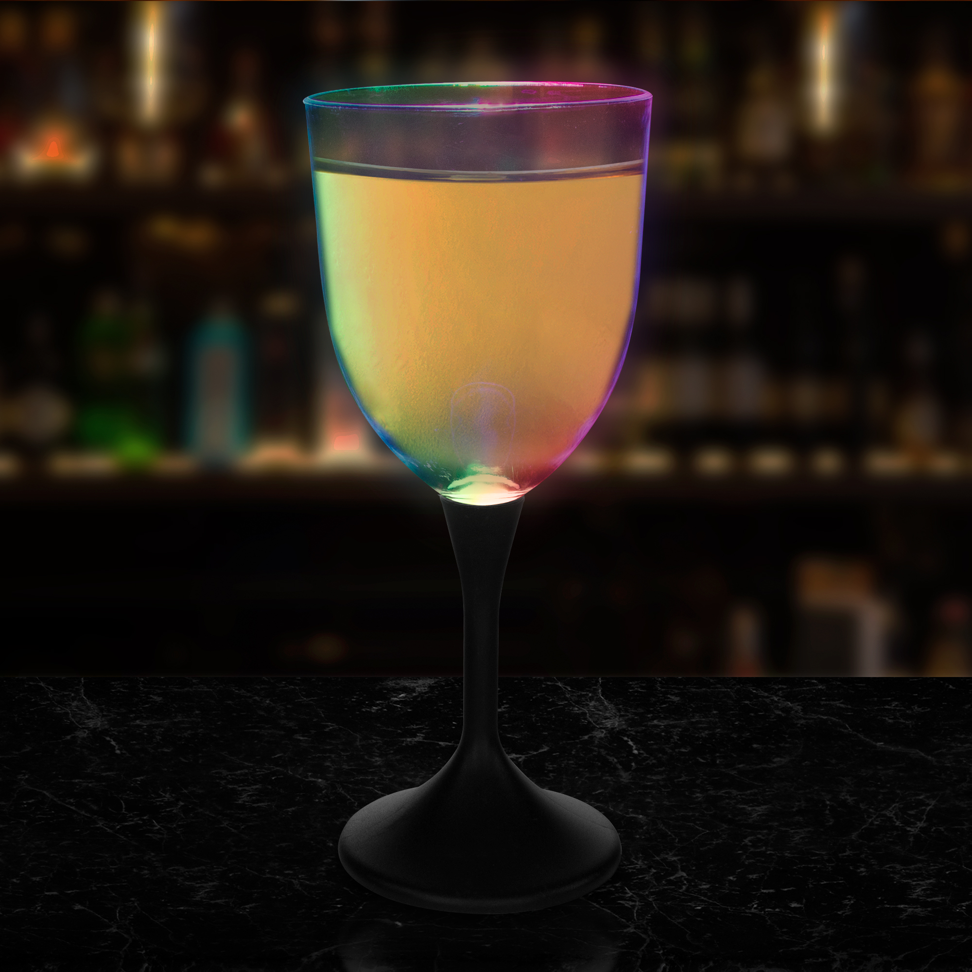 led wine glasses