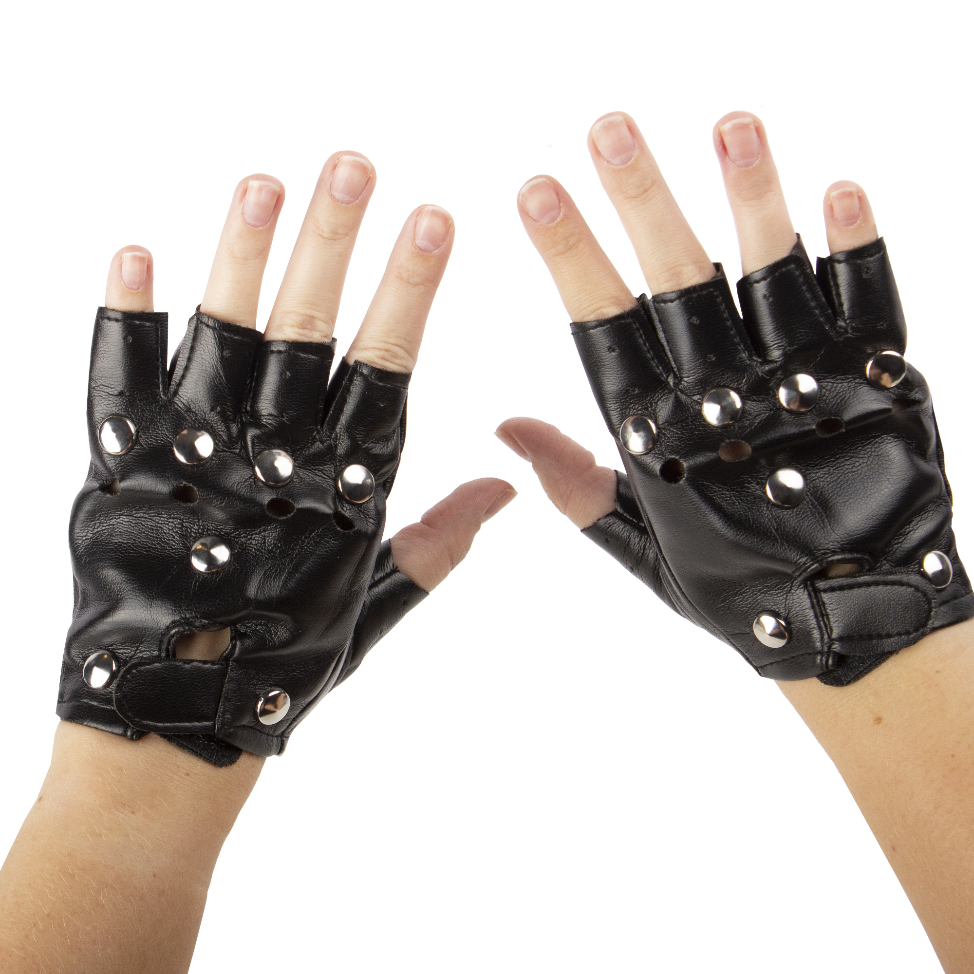 Black Fingerless Gloves - 1 Pair