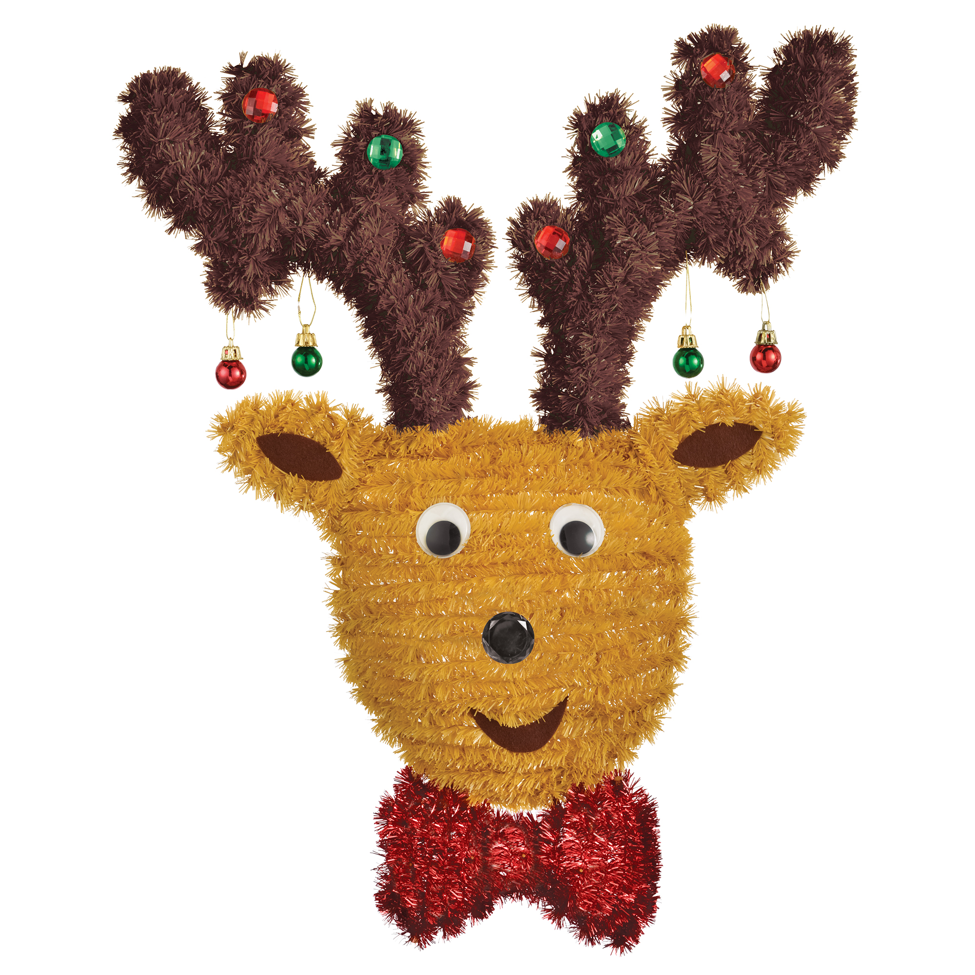 Reindeer Tinsel Door Decoration