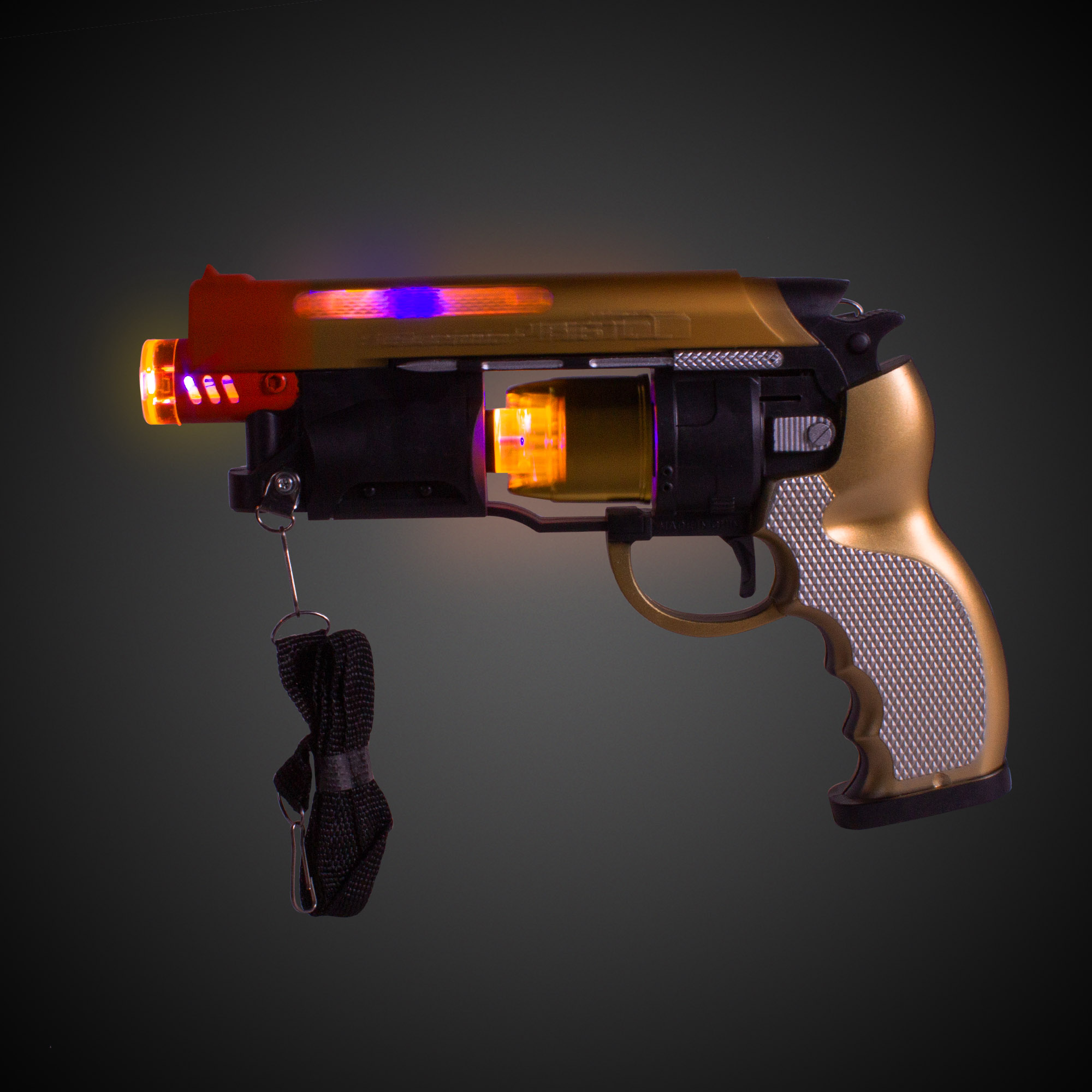 LED Light Up Self Loading Action Toy Pistol Gun 