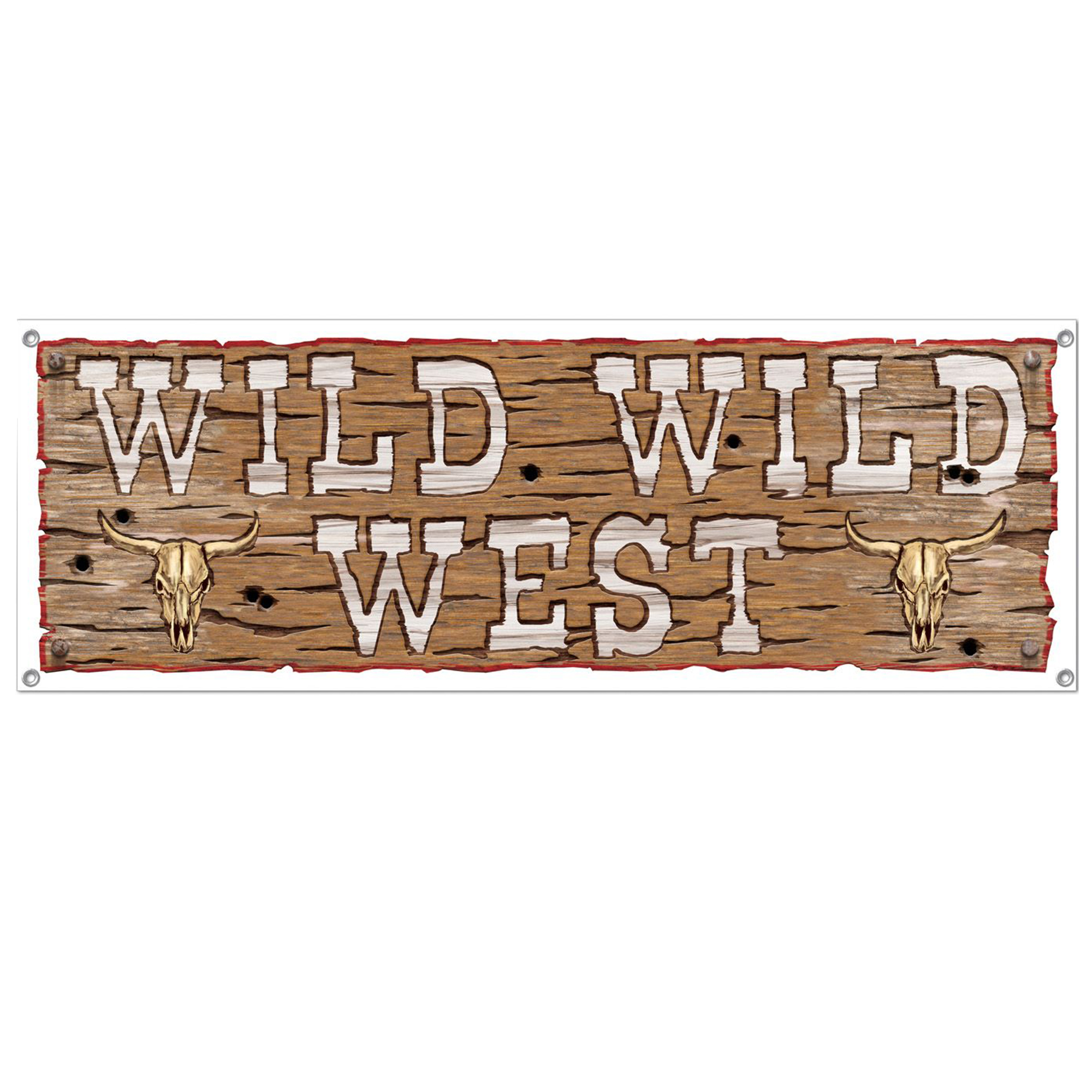 Wild West Sign Banner Decoration by Windy City Novelties
