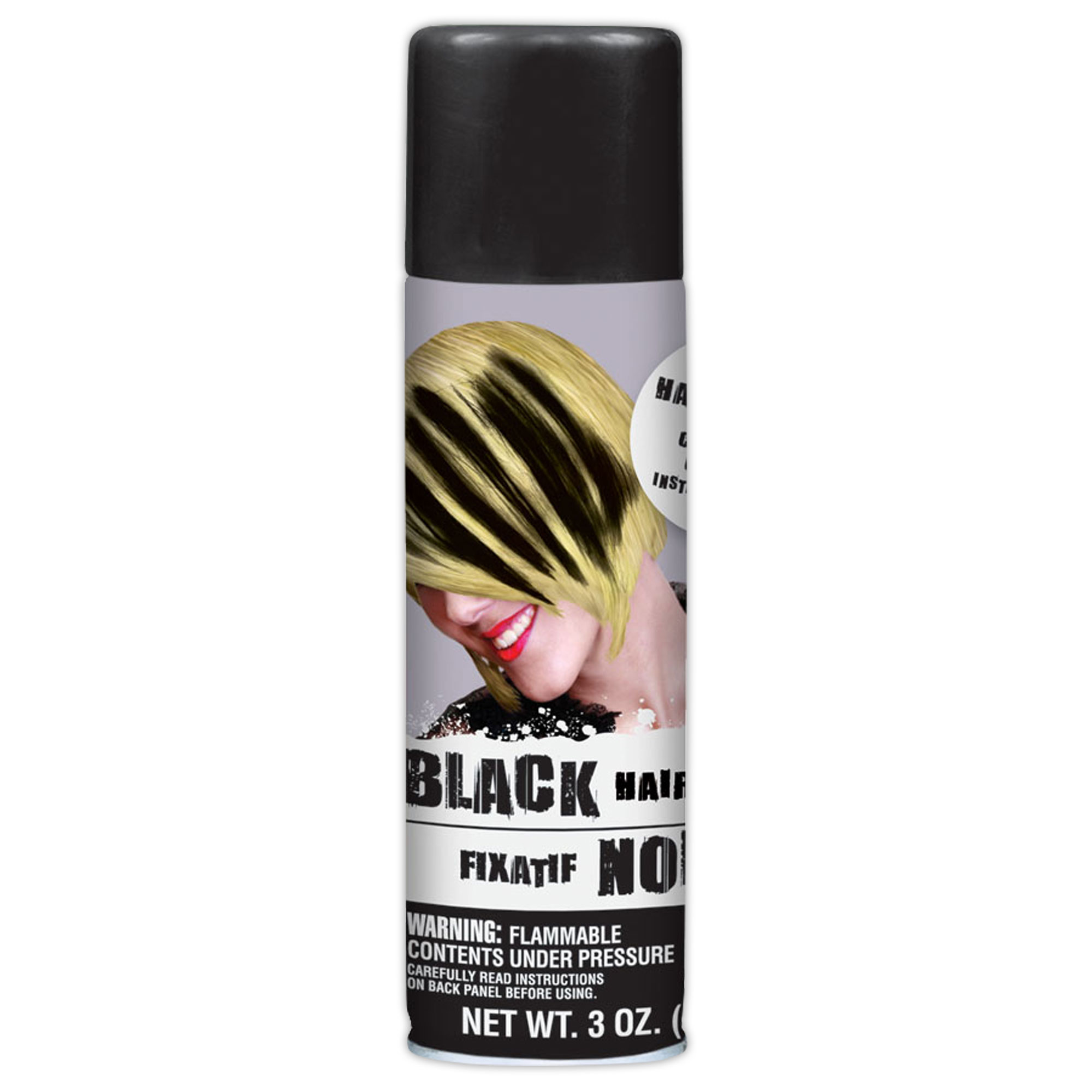 Black Hair Spray