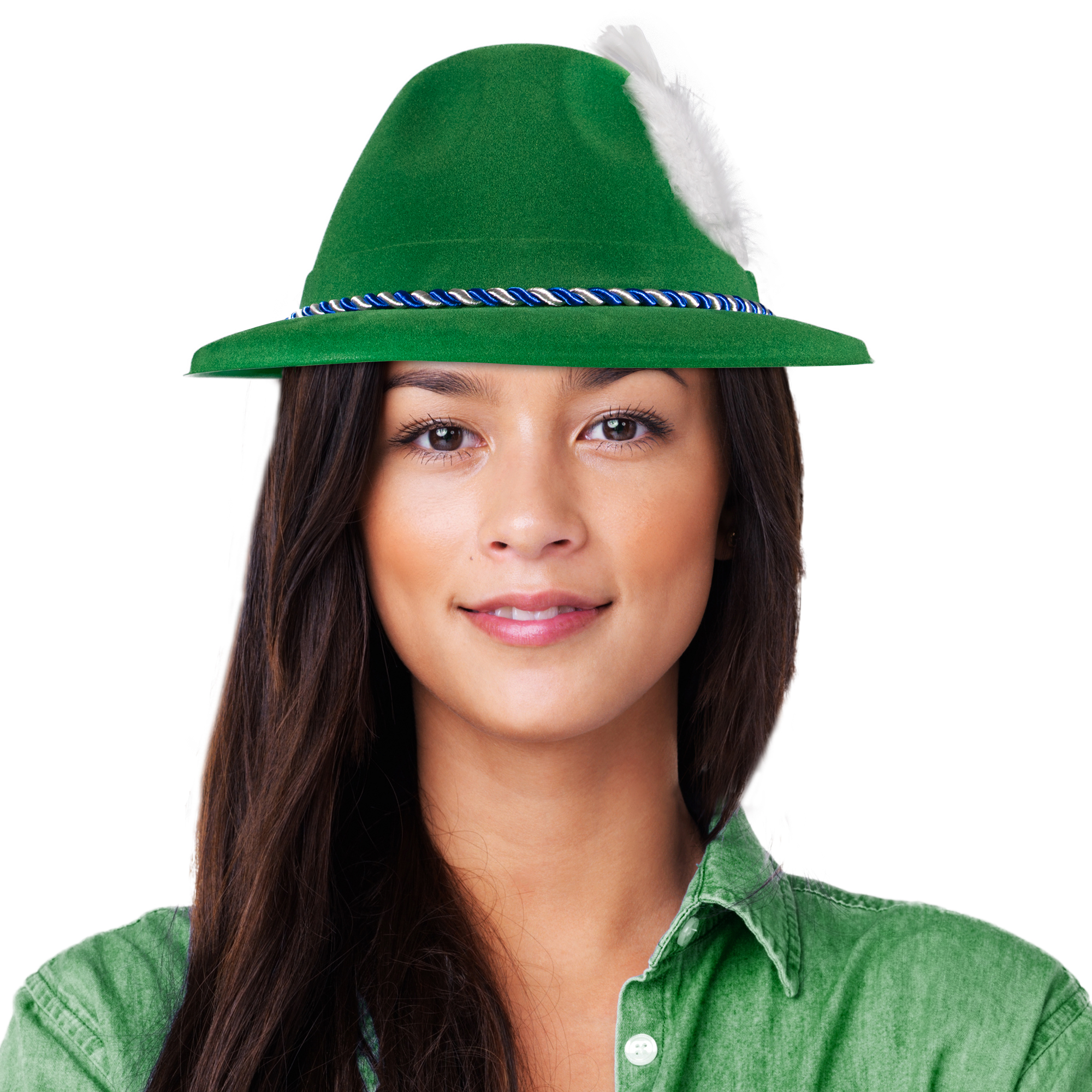 Green and Gold The Beistle Company Beistle 33939 48-Pack Velour Alpine Hats 