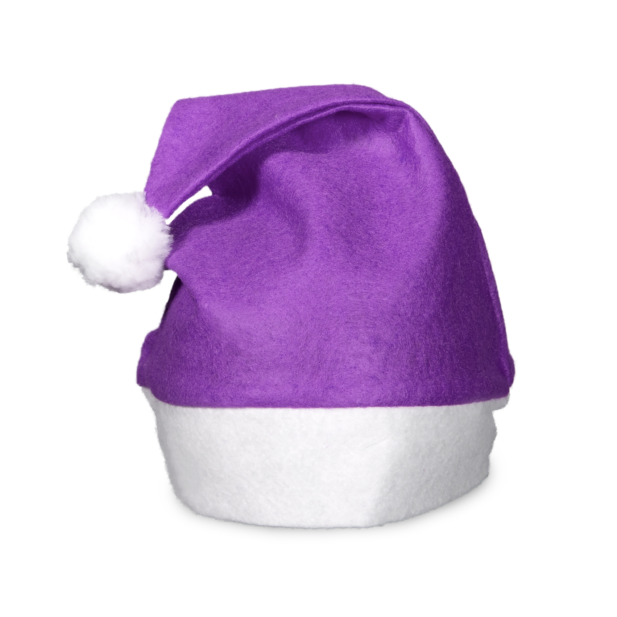 purple christmas hat