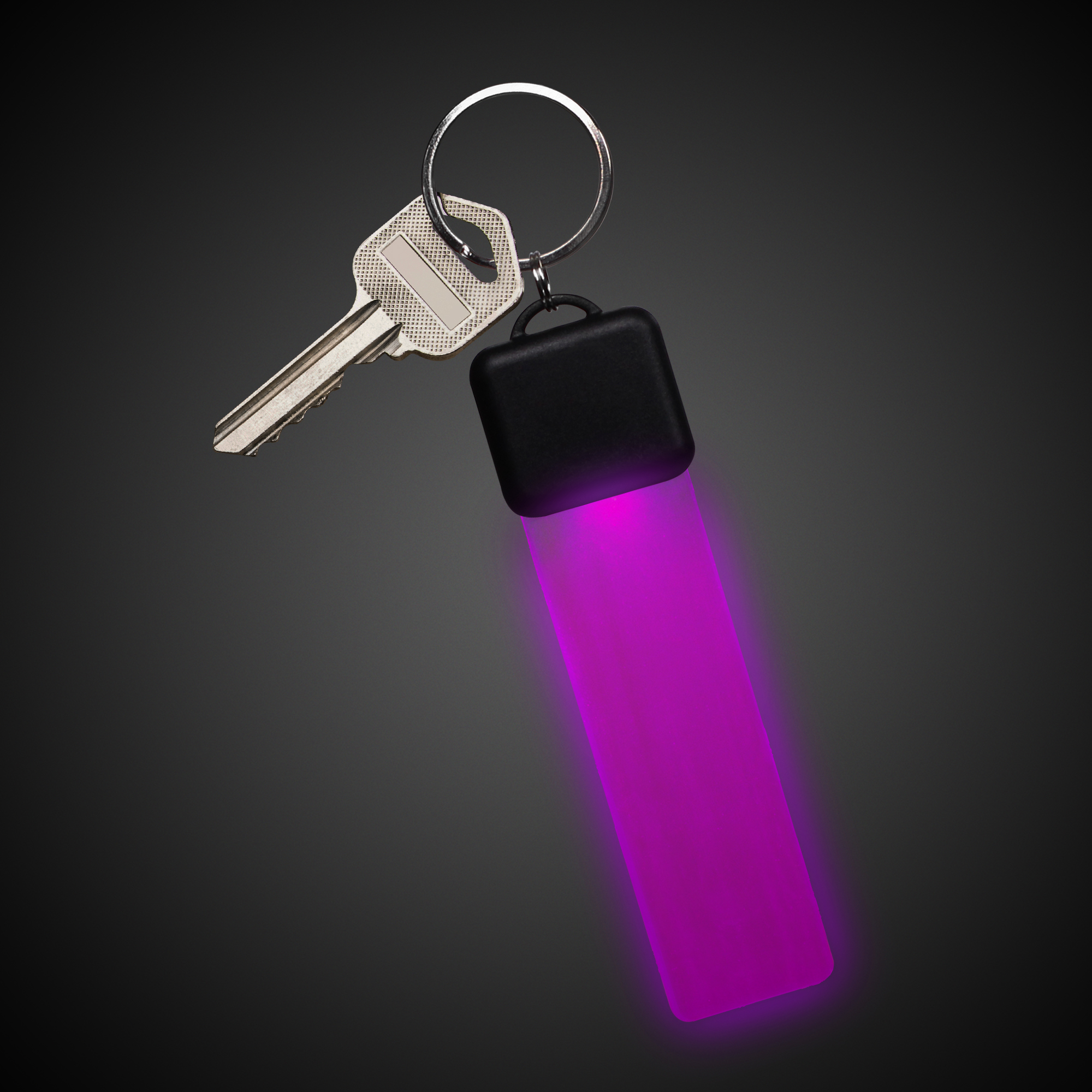LED Pink Keychain