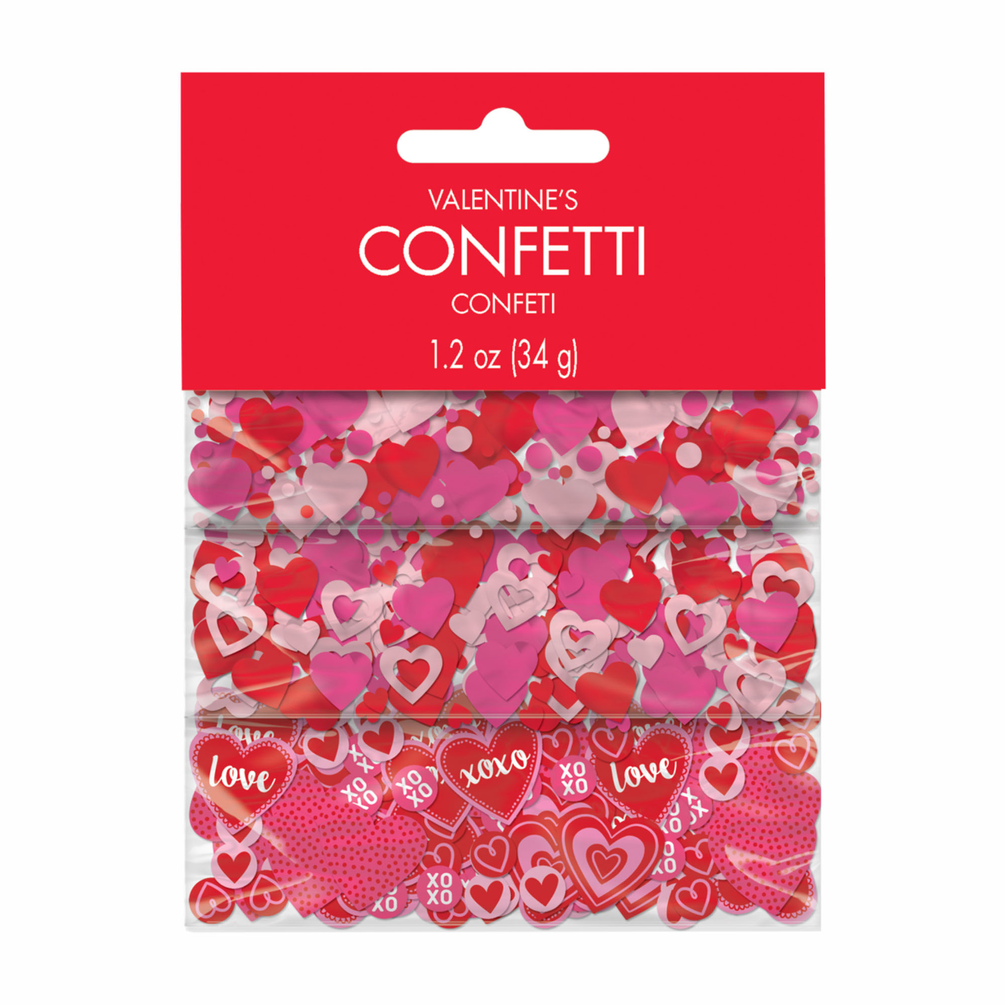 Valentine Hearts Confetti by Windy City Novelties