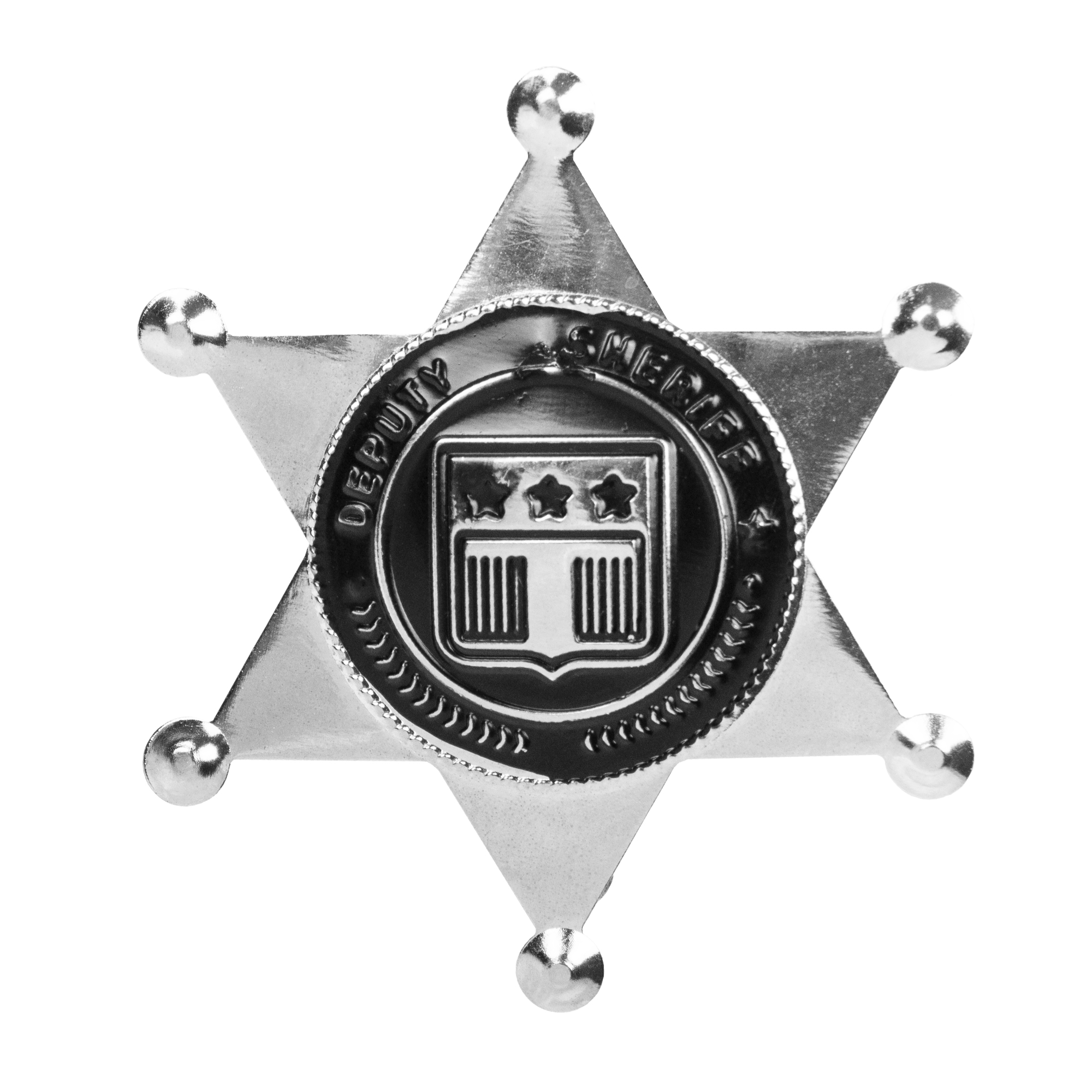 Silver Sheriff Badge