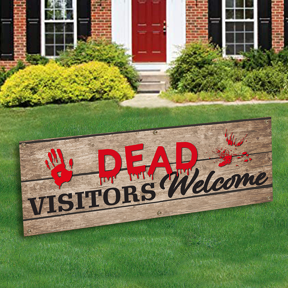 Dead Visitors Welcome Banner