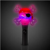 Spinner Wand LED Light Up Colorful Skull Spinner Wand Toy Kids Halloween Access. 
