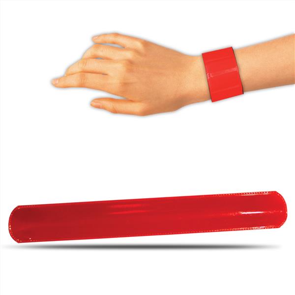 Red Slap Bracelets - 12 Pack