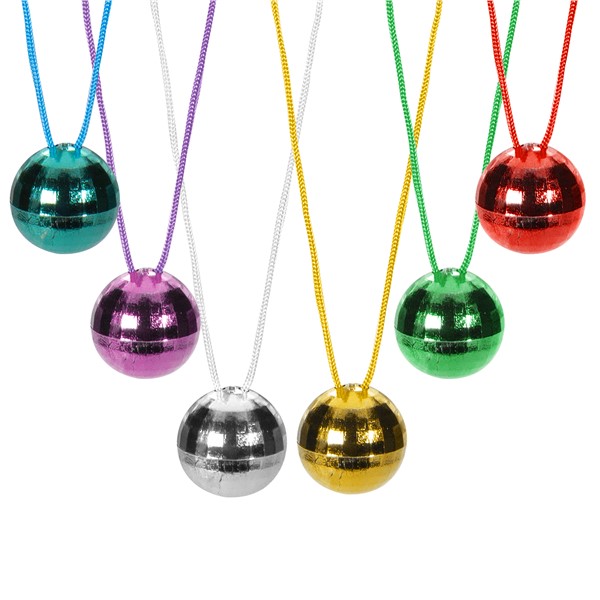 Disco Ball Necklaces 12 Pack