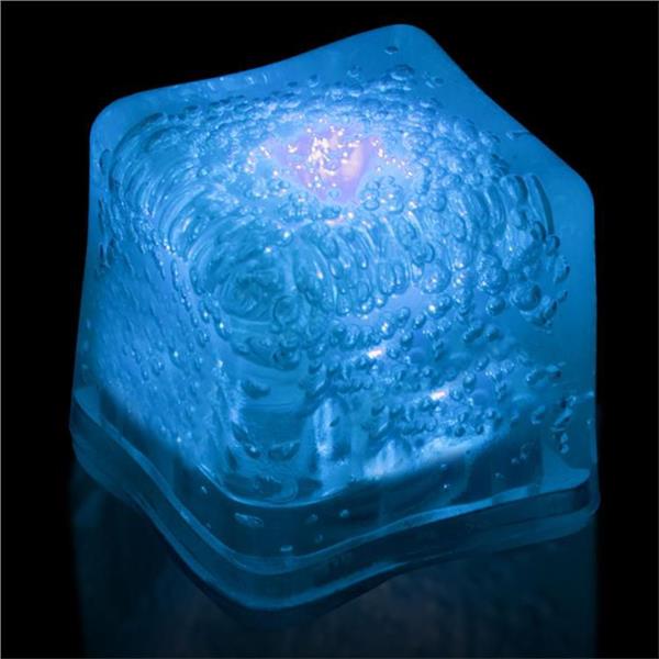 blue ice cubes