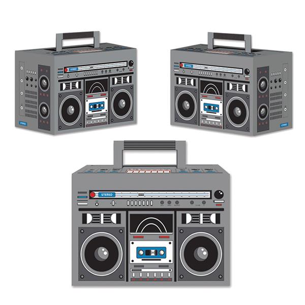 Boom Box Favor Boxes- 3 Per Unit