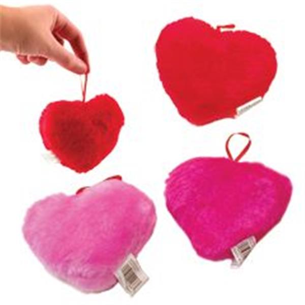 mini plush hearts