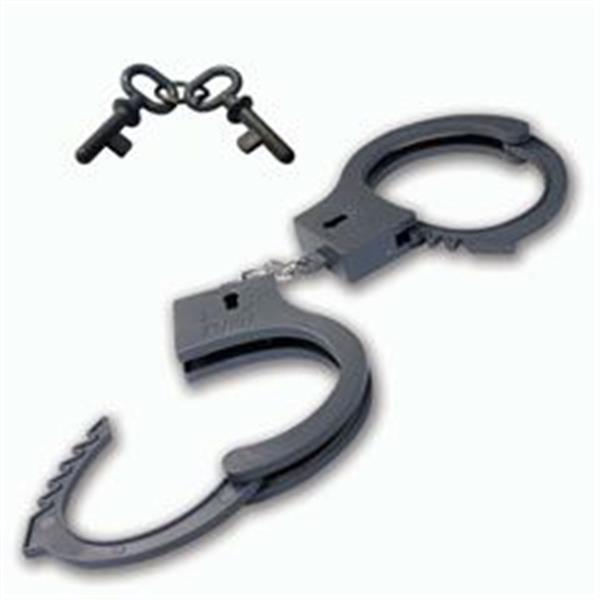 Windy City Novelties Glow in The Dark Police Toy Handcuffs 12 Pack 
