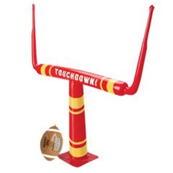 GOAL POST /& BALL INFLATABLE FOOTBALL SET FOR INDOOR AND OUTDOOR USE
