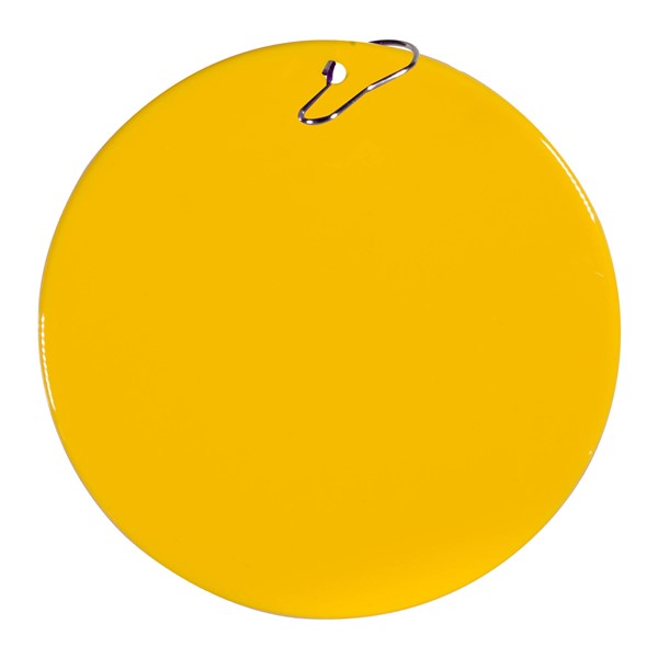 Yellow Plastic Medallion â€“ 2.5"