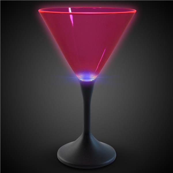 led martini glasses