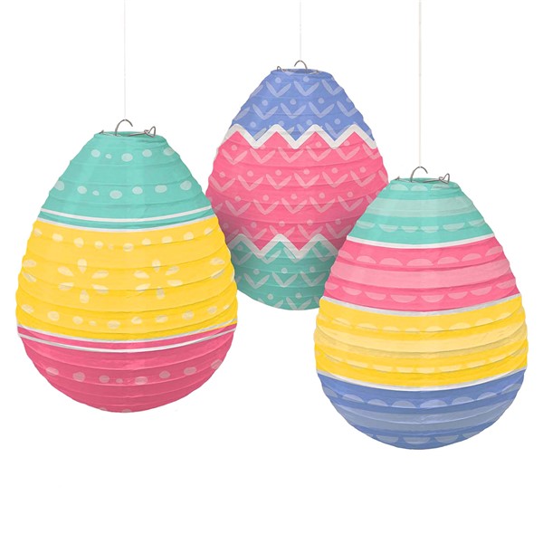 Easter Egg Lanterns Hanging Paper Lanterns For Party