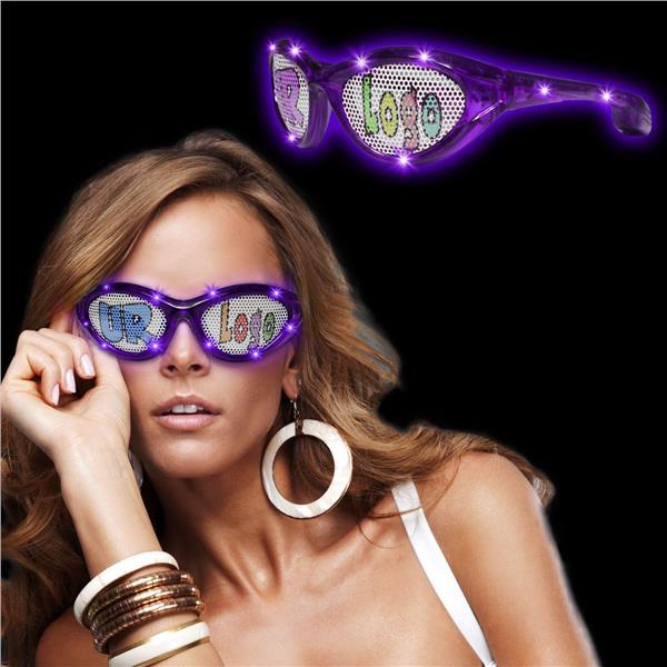 personalized light up glasses