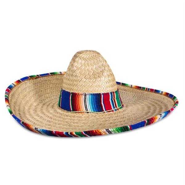 Sombreros with Serape Trim