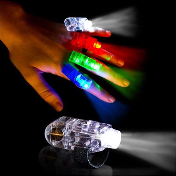 TOYANDONA 24 PCS Diamond Finger Ring Beautiful Flickering LED Finger Lights Flashing Ring for Disco Party Concert