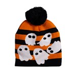 LED Ghost Knit Beanie Hat