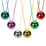 Disco Ball Necklaces - 12 Pack