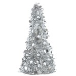 Silver Tinsel Tree 10